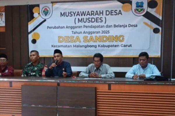 Desa Sanding Gelar Musdes untuk Optimalkan Penggunaan Dana Desa untuk Ketahanan Pangan