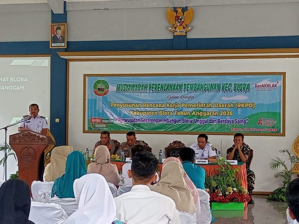 Musrenbang Kecamatan Blora Bahas 566 Usulan, Camat Dorong Kesadaran Masyarakat Bayar Pajak