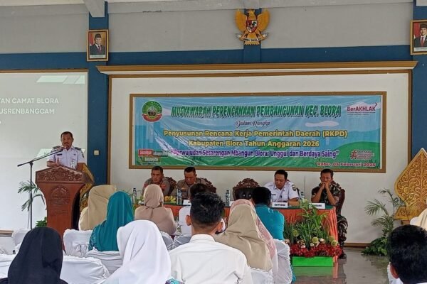 Musrenbang Kecamatan Blora Bahas 566 Usulan, Camat Dorong Kesadaran Masyarakat Bayar Pajak