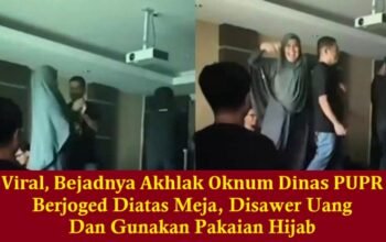 Viral, ASN Dinas PUPR Berjoged Diatas Meja Dengan Saweran, Hingga Pakaian Berjilbab