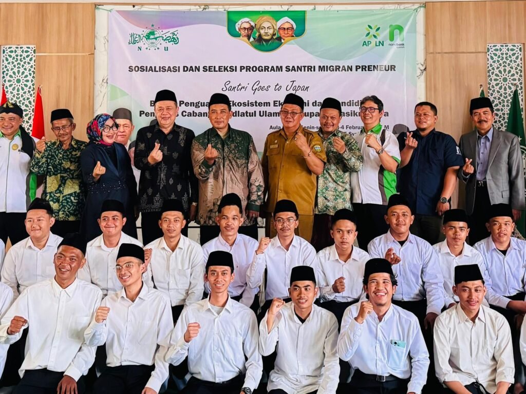 Legislator Pusat Imas Aan Ubudiah dan PC NU Kabupaten Tasikmalaya Selaras Mendorong Santri Migran Preneur Goes to Japan