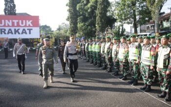 Operasi Ketupat Lodaya 2025, Bupati Garut Pimpin Apel Imbau Warga Waspada Saat Mudik
