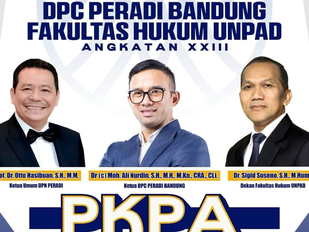 DPC PERADI Bandung Gelar PKPA untuk Lahirkan Advokat Berkualitas, Berintegritas, dan Profesional