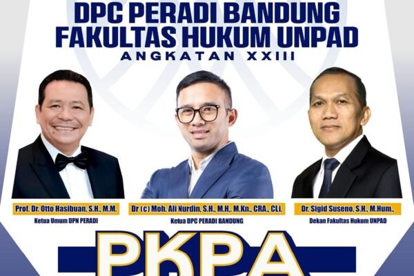 DPC PERADI Bandung Gelar PKPA untuk Lahirkan Advokat Berkualitas, Berintegritas, dan Profesional