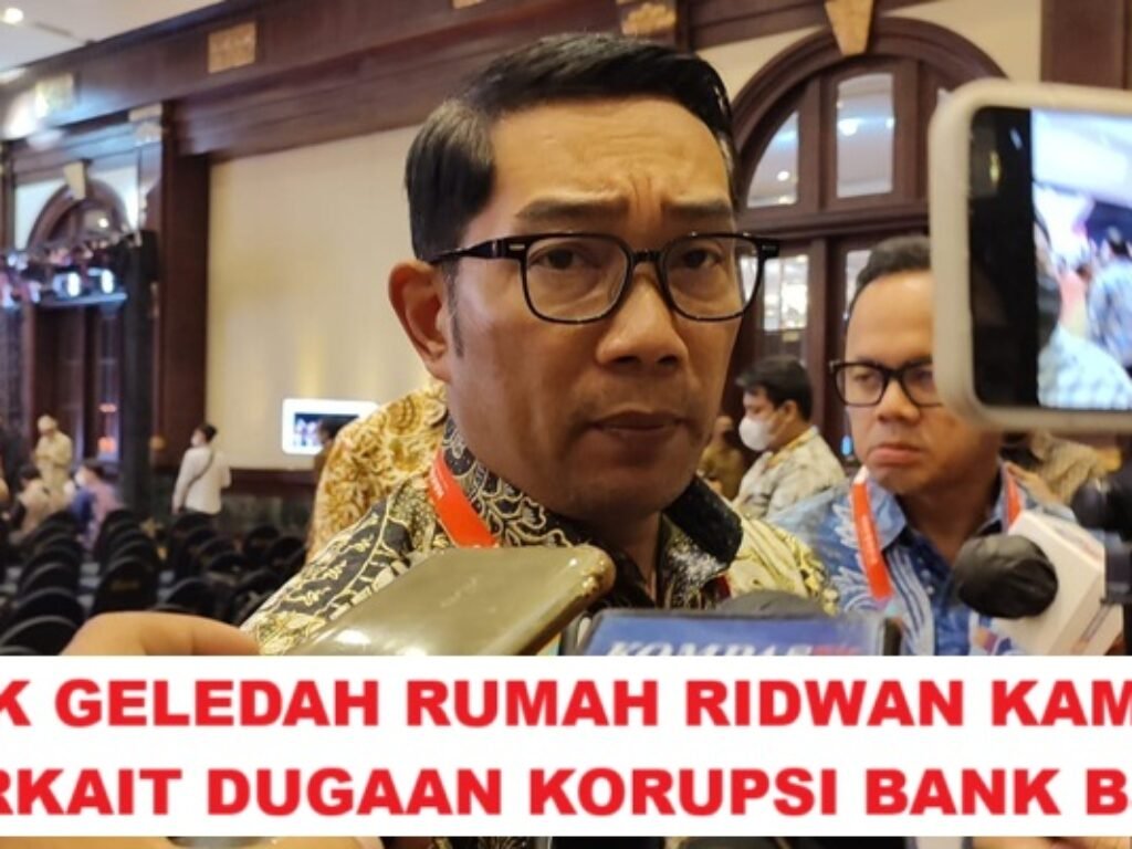 KPK Geledah Rumah Mantan Gubernur Jabar Ridwan Kamil Terkait Dugaan Korupsi Bank BJB