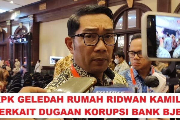 KPK Geledah Rumah Mantan Gubernur Jabar Ridwan Kamil Terkait Dugaan Korupsi Bank BJB