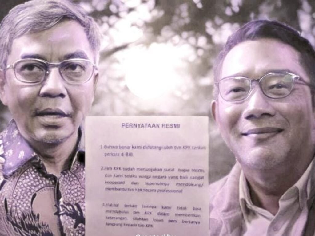 Ridwan Kamil Telah Ditetapkan Tersangka Korupsi Bank BJB…? Ini Kata KPK…!