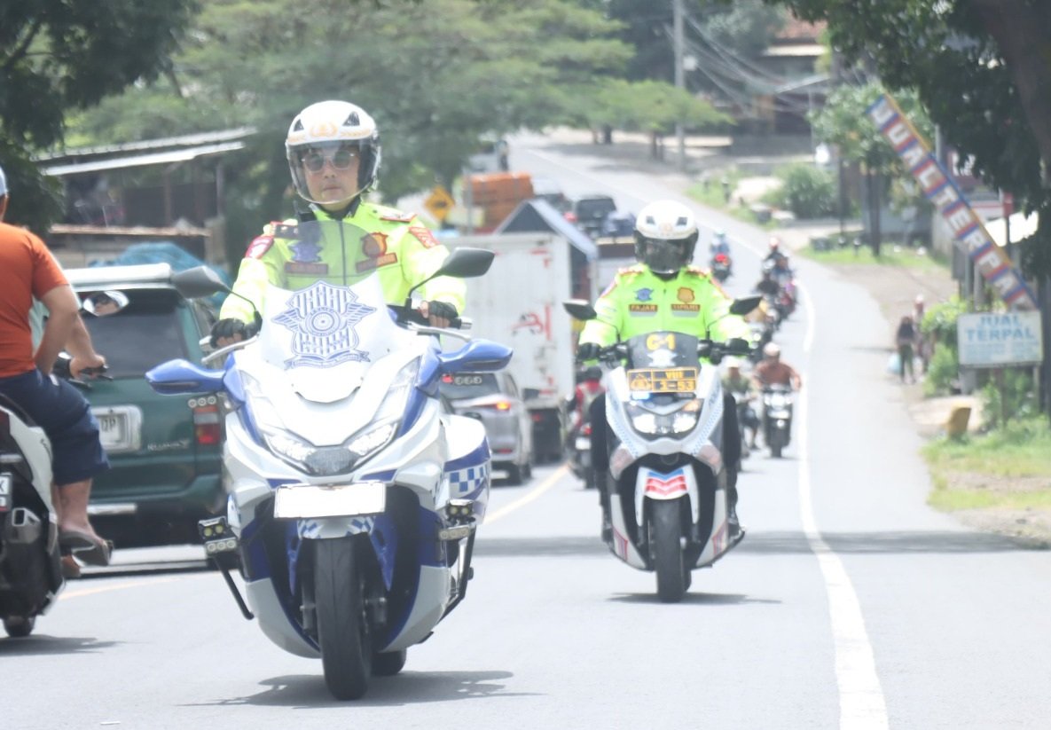 Kapolres Garut Turun Tangan Atur Jalur Pemudik