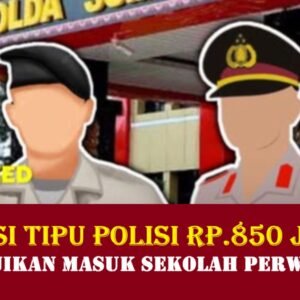 Polisi Tipu Polisi Rp. 850 Juta, Modusnya Janjikan Lulus Sekolah Perwira