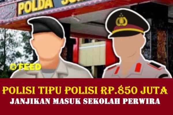 Polisi Tipu Polisi Rp. 850 Juta, Modusnya Janjikan Lulus Sekolah Perwira