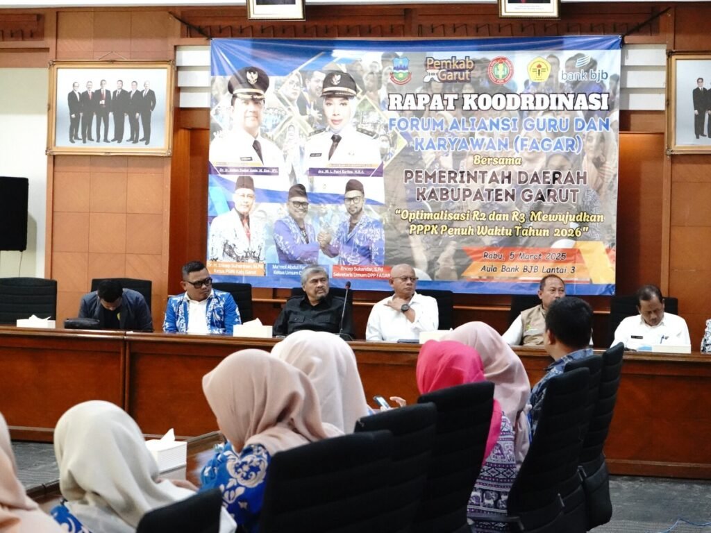 Rapat Koordinasi FAGAR Garut Bahas Nasib Honorer R2 dan R3, Targetkan Pengangkatan P3K Penuh Waktu di 2026