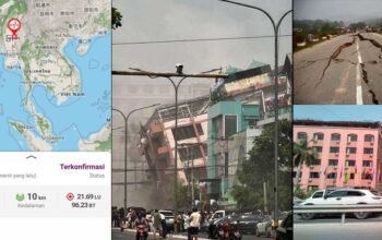 Gempa Dahsyat Guncang Myanmar dan Thailand,