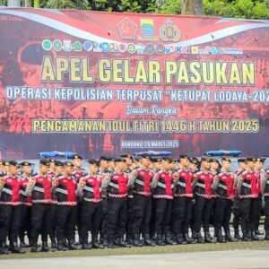 Operasi Ketupat Lodaya 2025, Polrestabes Bandung Siap Amankan Arus Mudik Lebaran 2025
