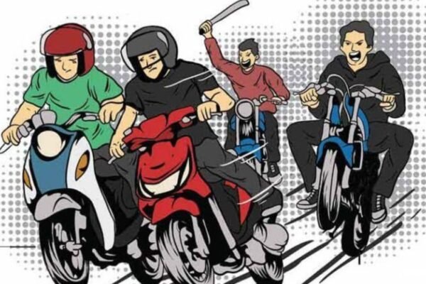 Geng Motor Teror Warga Kedaton, Lampung Selatan, Satu Remaja Terluka Dibacok