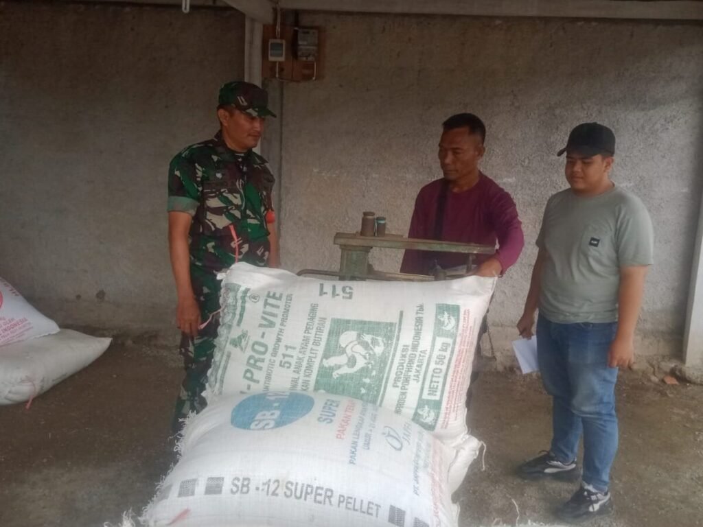 Kodim 0611/Garut Dukung Kemandirian Petani Melalui Pendampingan Penjualan Gabah