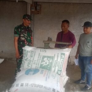 Kodim 0611/Garut Dukung Kemandirian Petani Melalui Pendampingan Penjualan Gabah