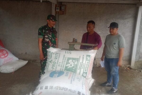 Kodim 0611/Garut Dukung Kemandirian Petani Melalui Pendampingan Penjualan Gabah