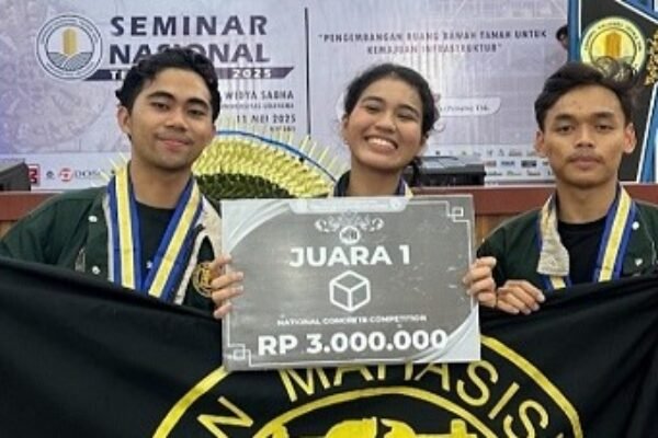 Mahasiswa Teknik Sipil ITB Sabet Juara Satu Nasional Kompetisi Beton 2025