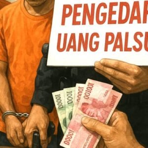 Seorang Warga Banten Diamankan Polres Tasikmalaya Kota Dalam Kasus Uang Palsu
