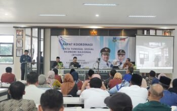 Bupati garut buka rakor data tunggal sosial ekonomi