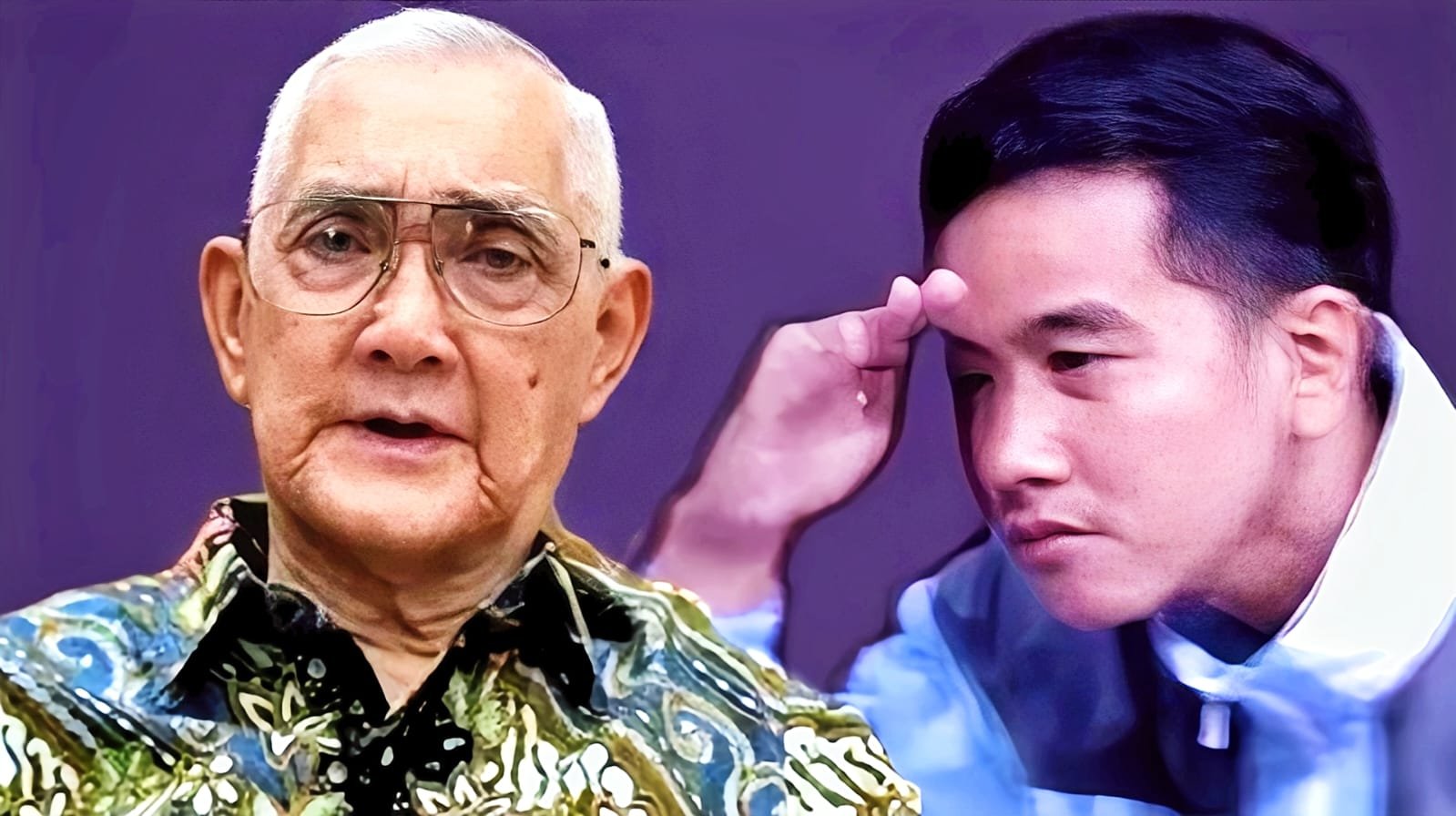 Gibran vs try sutrisno