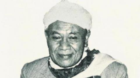 Pahlawan Nasional asal Kota Intan, Almarhum K.H. Anwar Musaddad (Ft: nu.or.id)