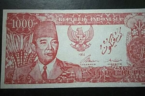 Uang Kuno Rp.1000 Cetakan Tahun 1945 Bernilai Ratusan Juta