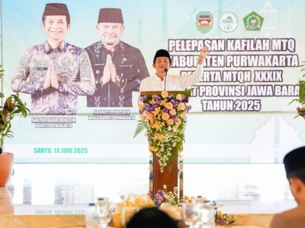 Bupati Purwakarta Uji Langsung Hafalan Kafilah MTQH Sebelum Diberangkatkan ke Tingkat Provinsi