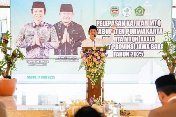 Bupati Purwakarta Uji Langsung Hafalan Kafilah MTQH Sebelum Diberangkatkan ke Tingkat Provinsi