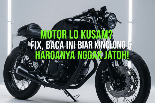 Motor Lo Kusam? Fix, Baca Ini Biar Kinclong dan Harganya Nggak Jatoh!
