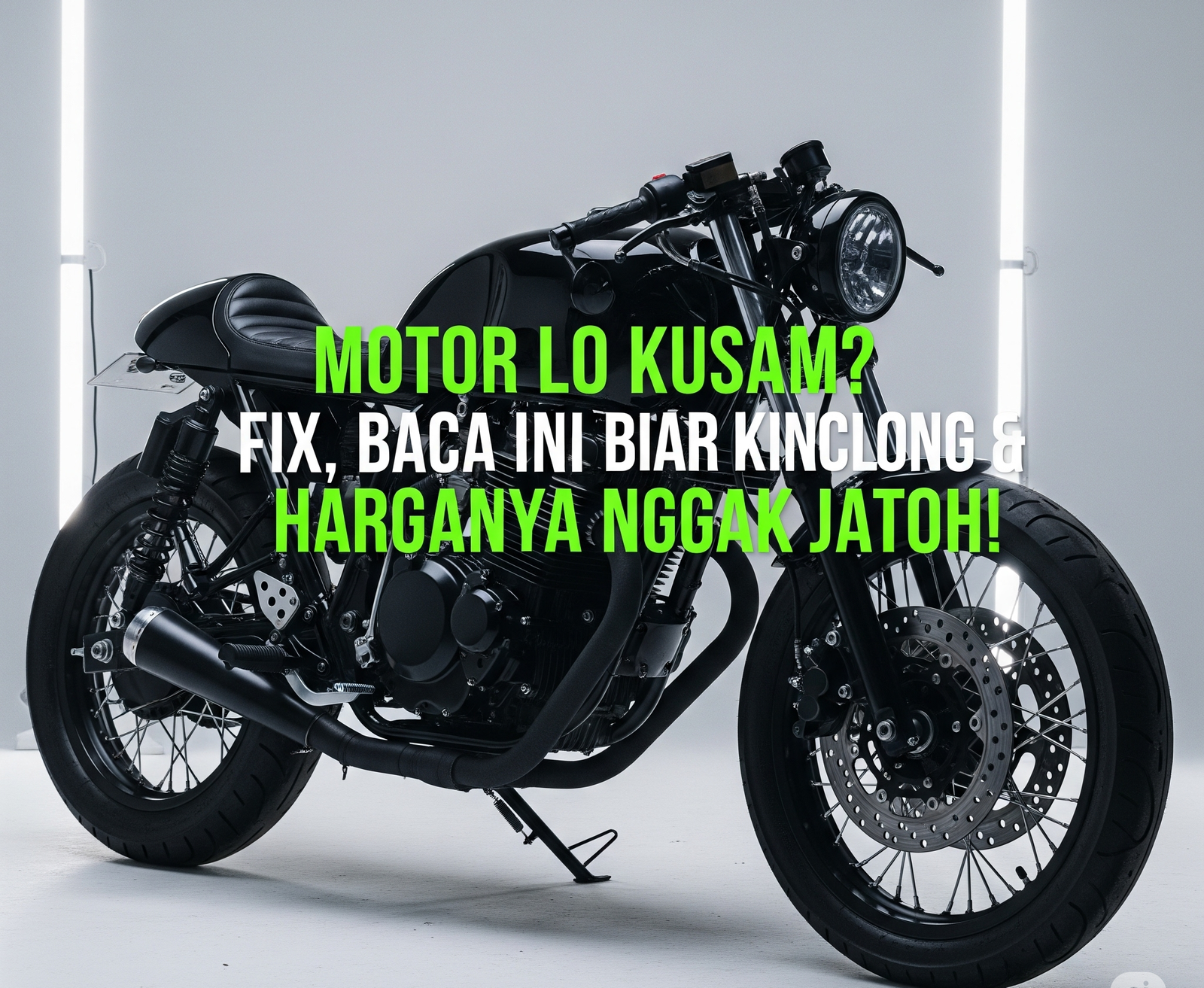 Motor Lo Kusam? Fix, Baca Ini Biar Kinclong dam Harganya Nggak Jatoh!