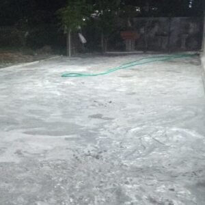PT Djuri Teknik Buang Sisa Coran ke Pekarangan Warga Diduga Tak Miliki Tempat Limbah