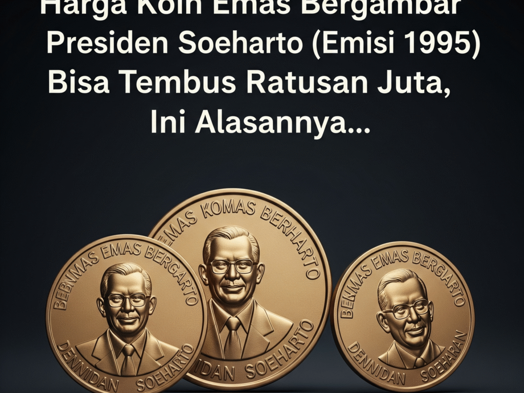 Harga Koin Emas Bergambar Presiden Soeharto (Emisi 1995) Bisa Tembus Ratusan Juta, Ini Alasannya…