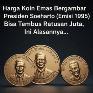 Harga Koin Emas Bergambar Presiden Soeharto (Emisi 1995) Bisa Tembus Ratusan Juta, Ini Alasannya…