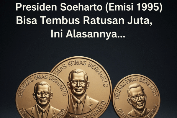 Harga Koin Emas Bergambar Presiden Soeharto (Emisi 1995) Bisa Tembus Ratusan Juta, Ini Alasannya…