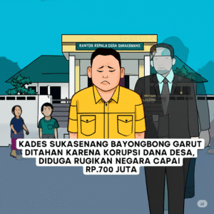 Kades Sukasenang Bayongbong Garut Ditahan Karena Korupsi Dana Desa, Diduga Rugikan Negara Capai Rp.700 Juta