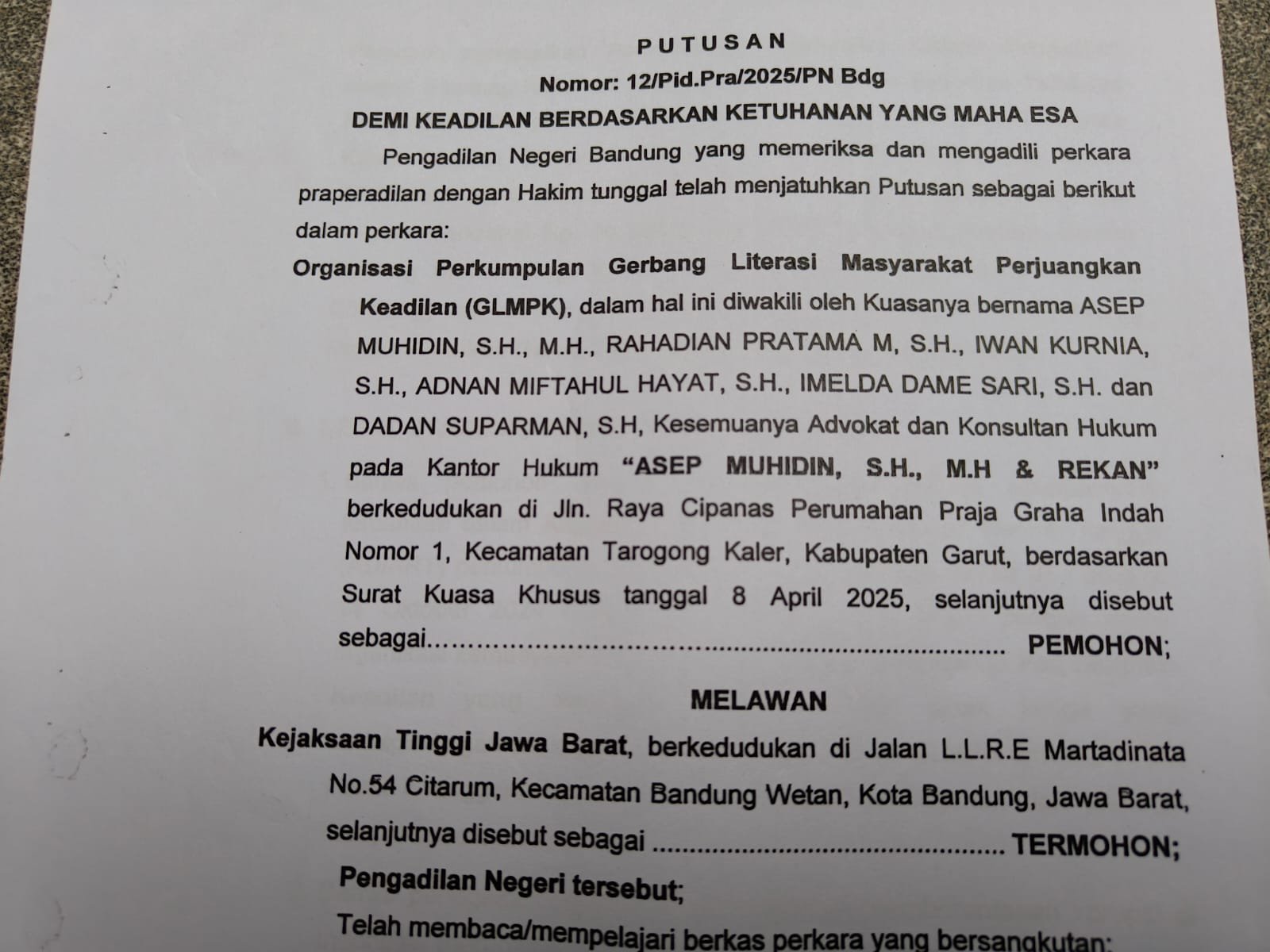 Masih ingat kasus korupsi bij garut yang rugikan negara capai rp. 50 milyar, ada kabar terbaru…