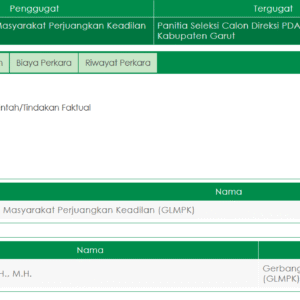 PTUN Bandung Jadwalkan Sidang Gugatan Terhadap Panitia Seleksi Direksi PDAM Tirta Intan Garut