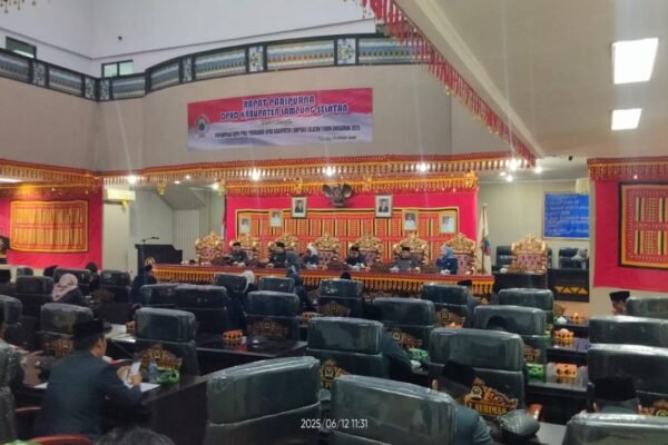 DPRD Lampung Selatan Gelar Paripurna Bahas KUA-PPAS Perubahan APBD 2025