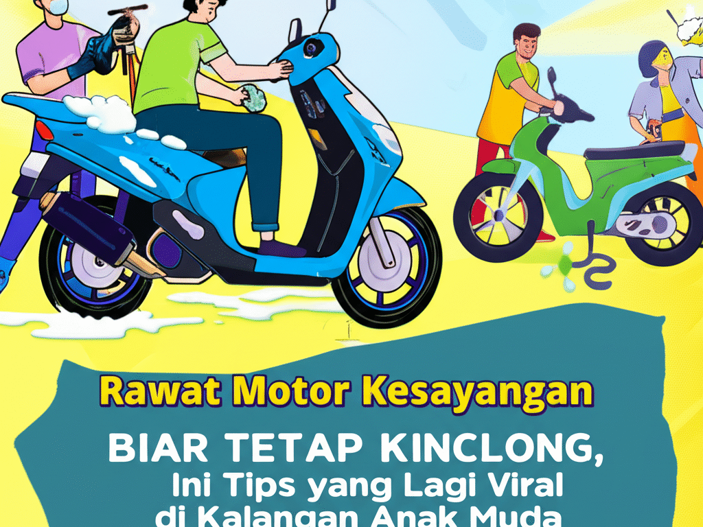 Rawat Motor Kesayangan Biar Tetap Kinclong, Ini Tips Yang Lagi Viral diKalangan Anak Muda