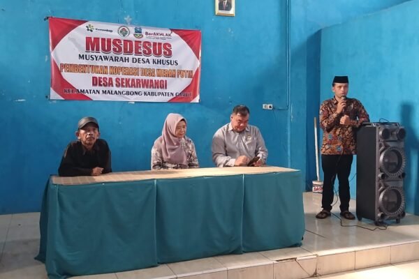 Mimpi Ekonomi Desa Sekarwangi Diracik dalam Gelas Musdesus, Koperasi Merah Putih Sisa Hasil Ucapan dan Angin Musim Kemarau