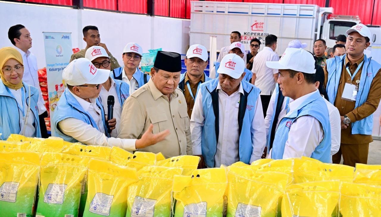 Presiden prabowo di presmian 80.000 kdmp