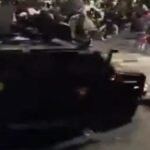 Detik detik pengemudi ojol dilindas rantis brimob, tanah abang, jakarta pusat, kamis (288) malam. tangkapan layar