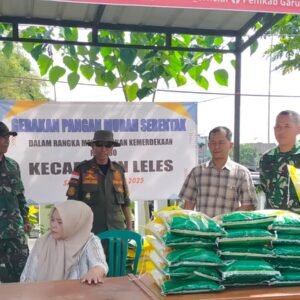 Gerakan Pangan Murah di Leles: Instruksi Serentak Kemendagri, Stok Habis dalam Dua Jam