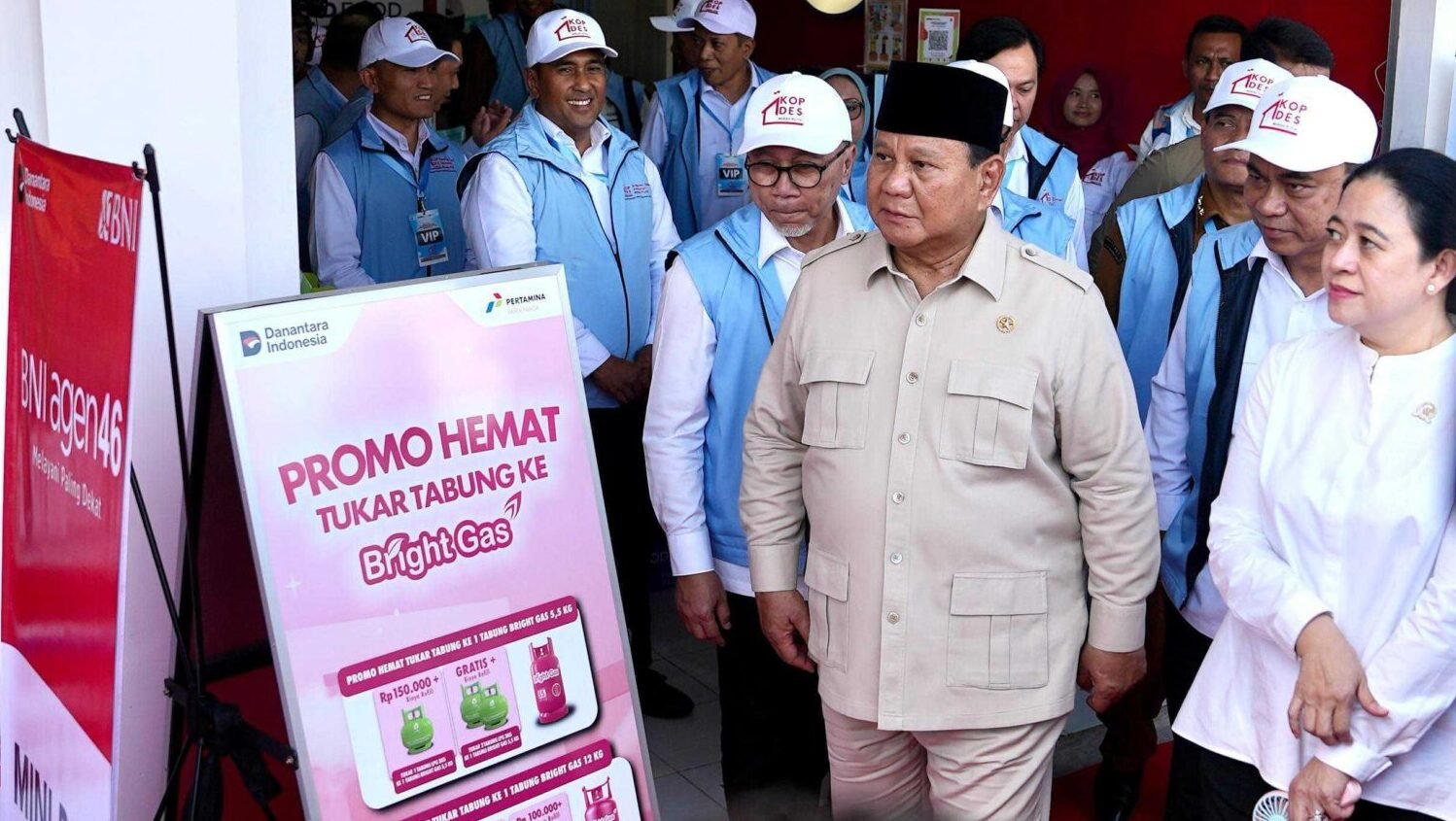 Presiden prabowo tijau kdmp