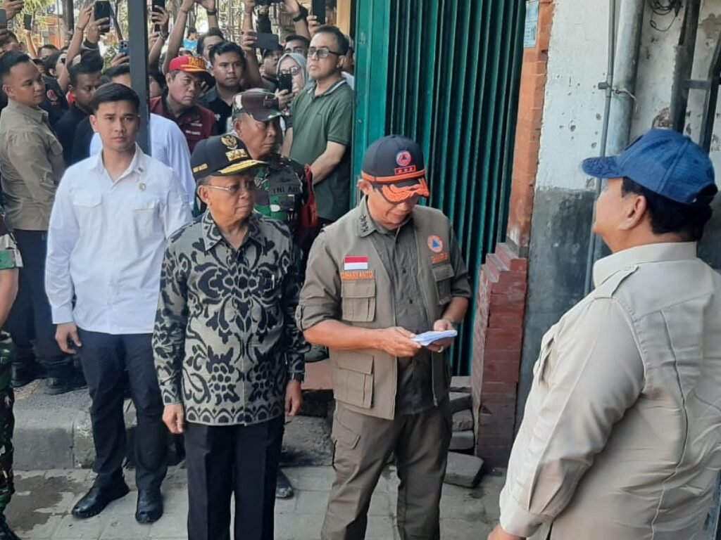 Danrem 163/Wira Satya Dampingi Presiden RI Tinjau Kondisi Pasca Banjir di Bali
