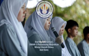 Dari rp500 sehari, sman 1 padalarang wujudkan mimpi umrah siswa dan guru