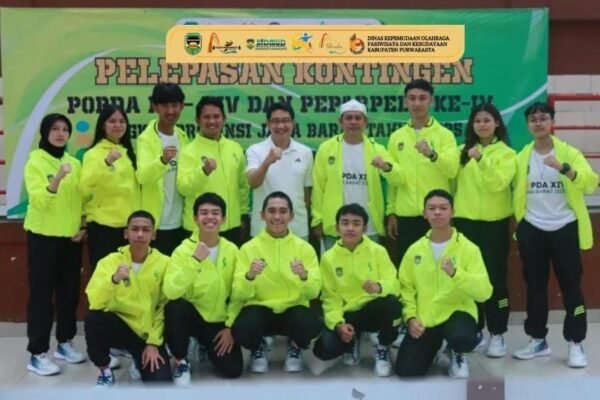 Disporaparbud Lepas Kontingen Purwakarta untuk POPDA XIV dan Peparpeda IX Jawa Barat