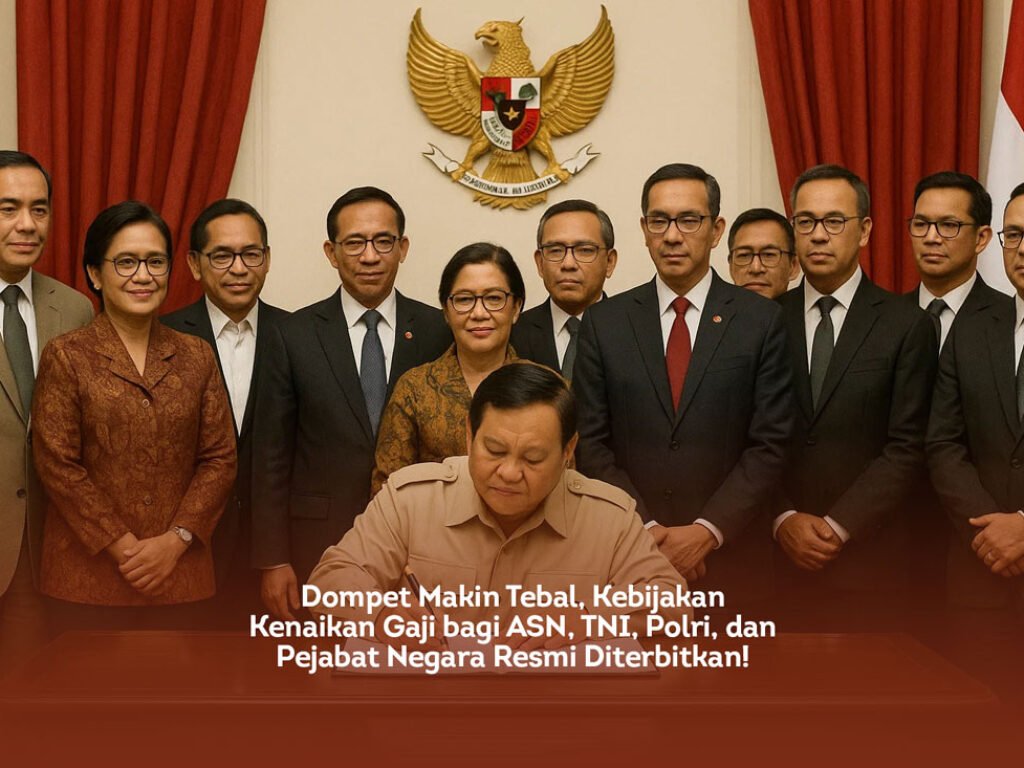 Dompet Makin Tebal, Kebijakan Kenaikan Gaji bagi ASN, TNI, Polri, dan Pejabat Negara Resmi Diterbitkan!