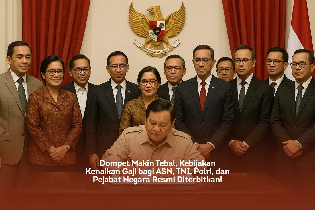Dompet makin tebal, kebijakan kenaikan gaji bagi asn, tni, polri, dan pejabat negara resmi diterbitkan!